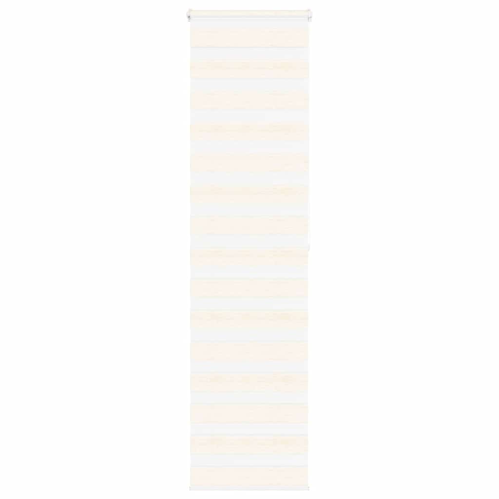 vidaXL Zebra Blind Marble Beige 55x200cm Fabric Width 50.9cm Polyester