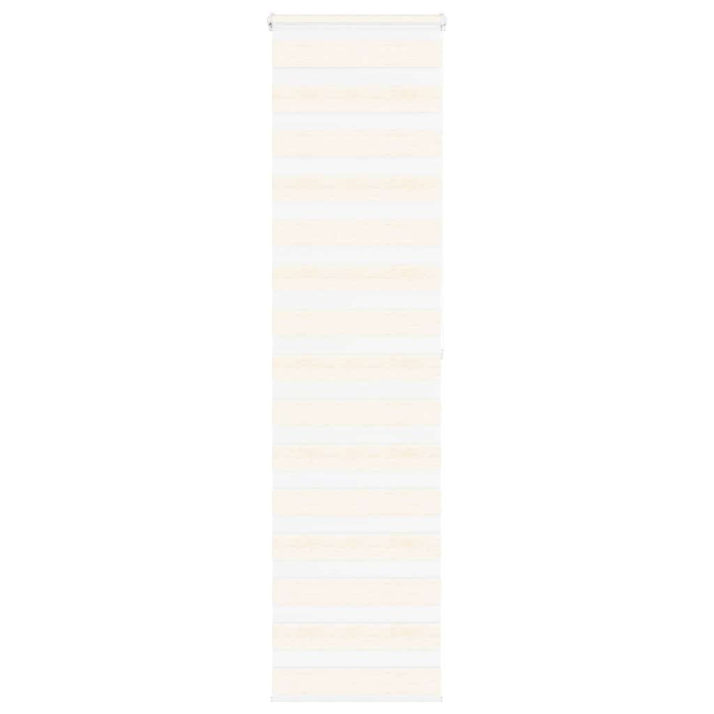 vidaXL Zebra Blind Marble Beige 60x200 cm Fabric Width 55.9 cm Polyester