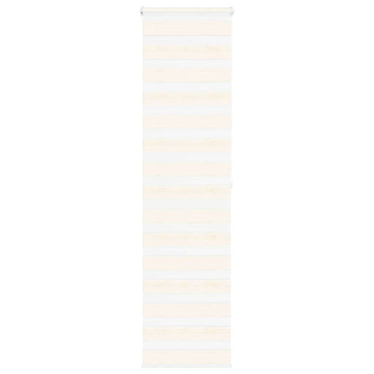 vidaXL Zebra Blind Marble Beige 60x200 cm Fabric Width 55.9 cm Polyester