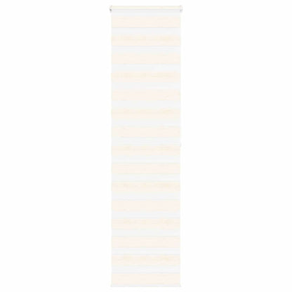 vidaXL Zebra Blind Marble Beige 65x200cm Fabric Width 60.9cm Polyester