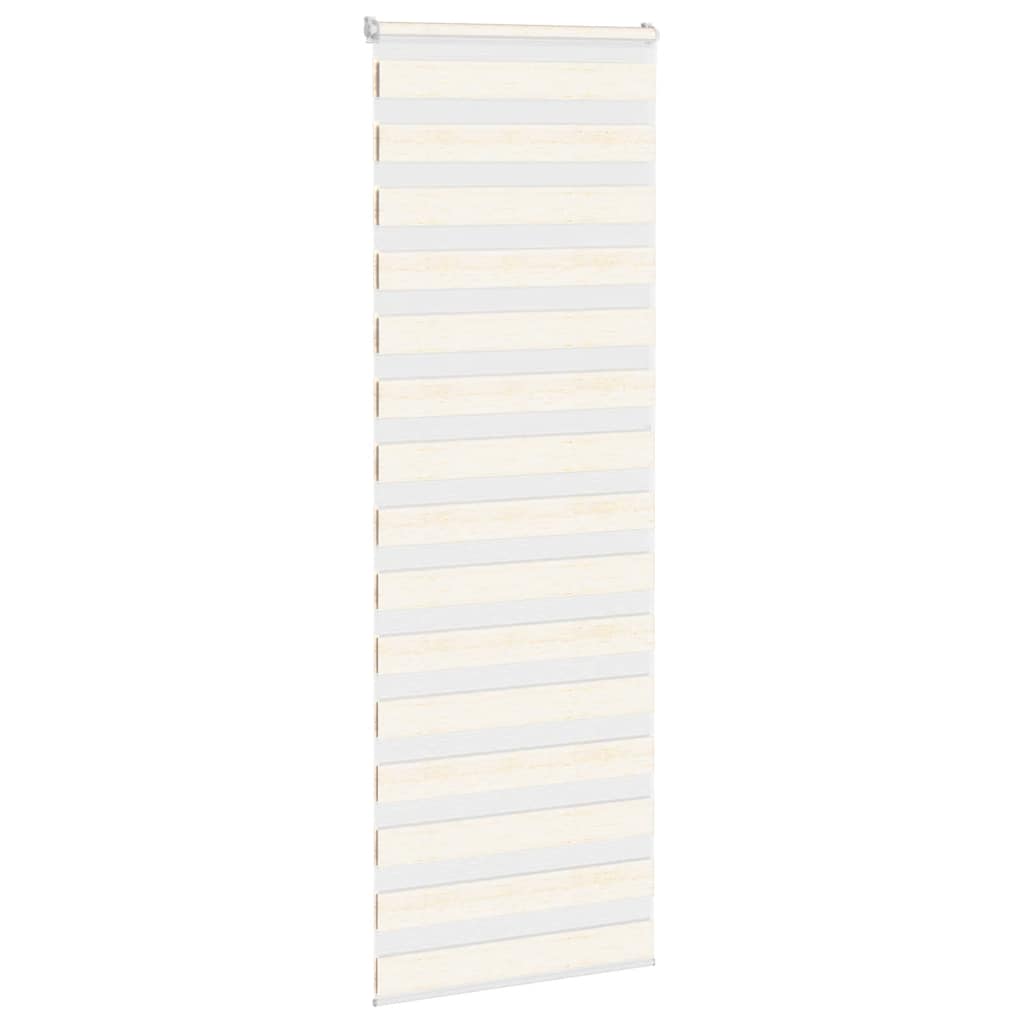 vidaXL Zebra Blind Marble Beige 70x200cm Fabric Width 65.9cm Polyester