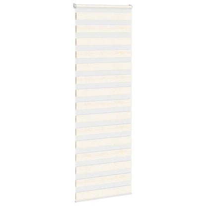 vidaXL Zebra Blind Marble Beige 70x200cm Fabric Width 65.9cm Polyester