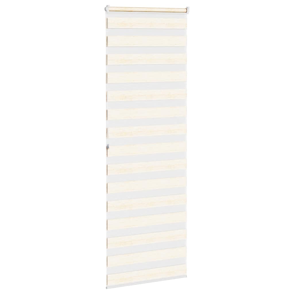 vidaXL Zebra Blind Marble Beige 70x200cm Fabric Width 65.9cm Polyester