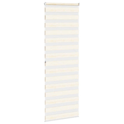 vidaXL Zebra Blind Marble Beige 70x200cm Fabric Width 65.9cm Polyester