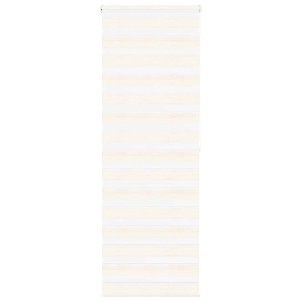vidaXL Zebra Blind Marble Beige 80x200cm Fabric Width 75.9cm Polyester