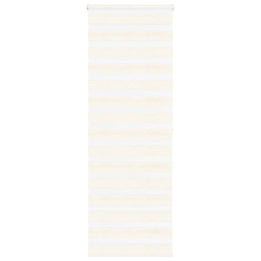 vidaXL Zebra Blind Marble Beige 80x200cm Fabric Width 75.9cm Polyester