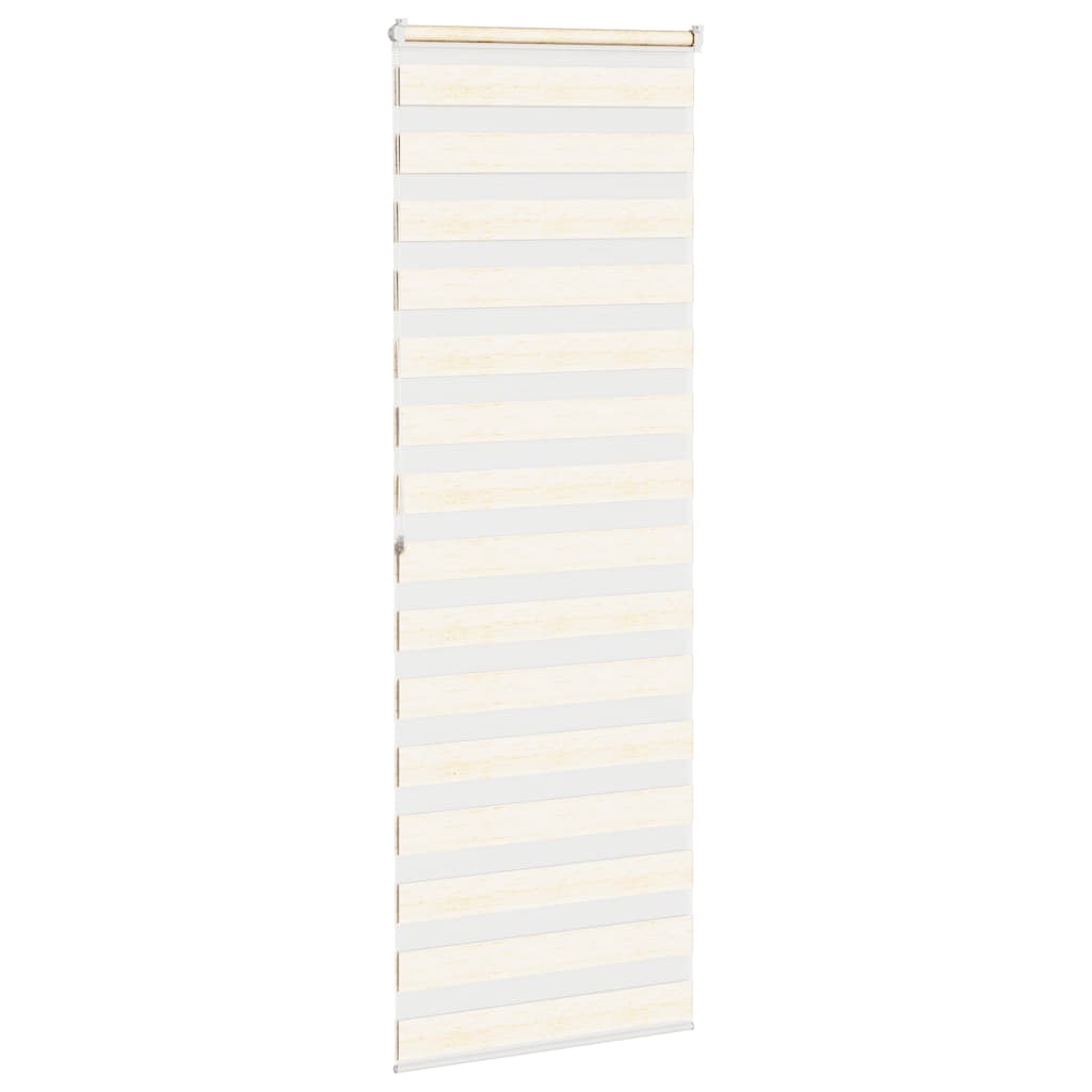 vidaXL Zebra Blind Marble Beige 80x200cm Fabric Width 75.9cm Polyester
