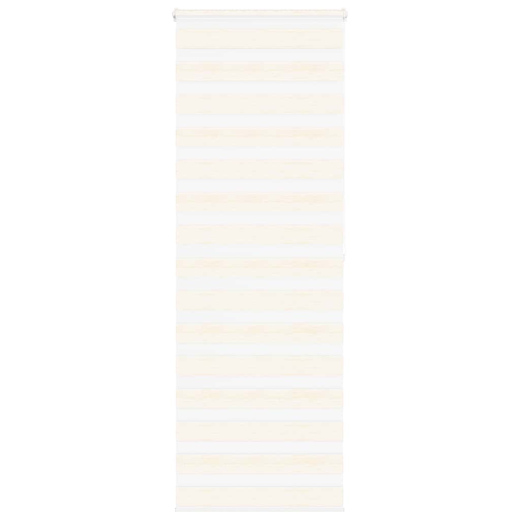 vidaXL Zebra Blind Marble Beige 85x200cm Fabric Width 80.9cm Polyester