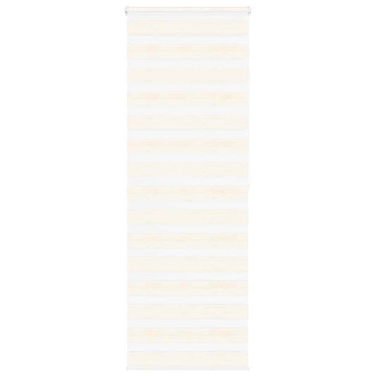 vidaXL Zebra Blind Marble Beige 85x200cm Fabric Width 80.9cm Polyester