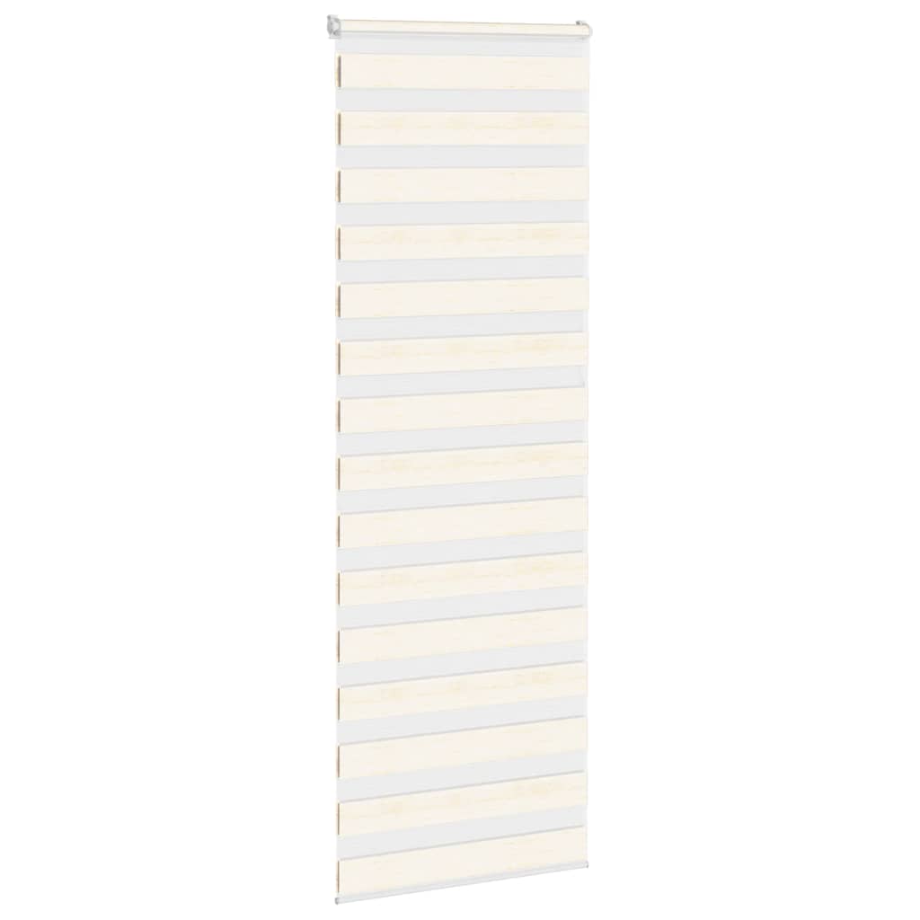 vidaXL Zebra Blind Marble Beige 85x200cm Fabric Width 80.9cm Polyester