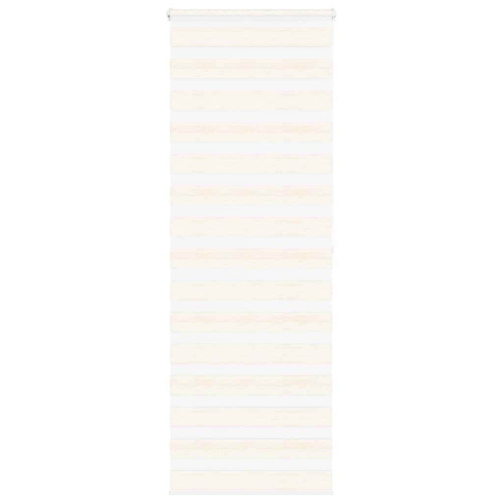 vidaXL Zebra Blind Marble Beige 90x200cm Fabric Width 85.9cm Polyester