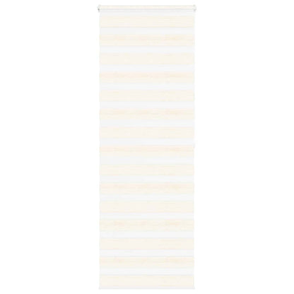 vidaXL Zebra Blind Marble Beige 90x200cm Fabric Width 85.9cm Polyester