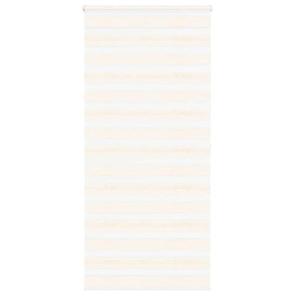 vidaXL Zebra Blind Marble Beige 95x200cm Fabric Width 90.9cm Polyester