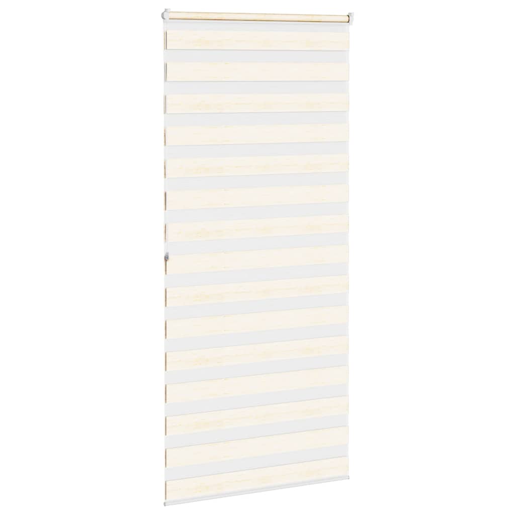 vidaXL Zebra Blind Marble Beige 95x200cm Fabric Width 90.9cm Polyester