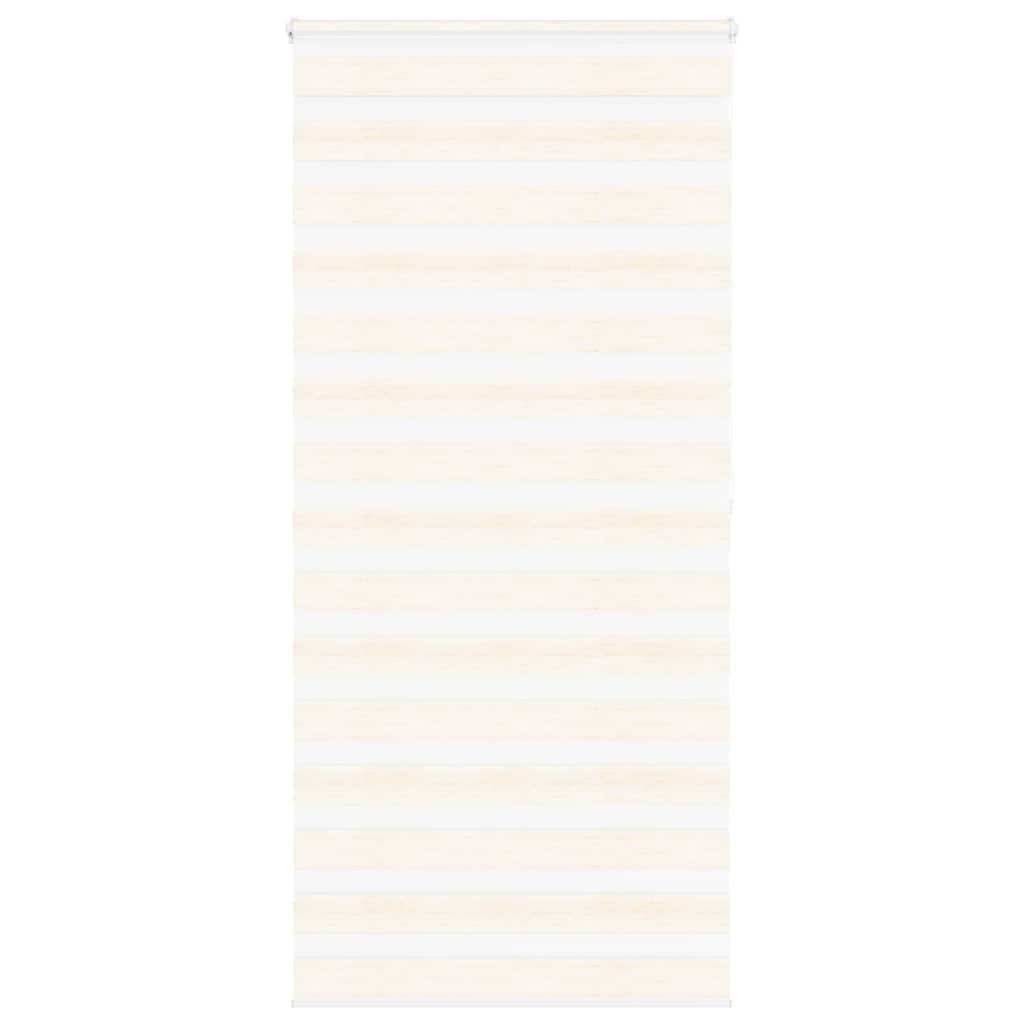 vidaXL Zebra Blind Marble Beige 105x200 cm Fabric Width 100.9 cm Polyester