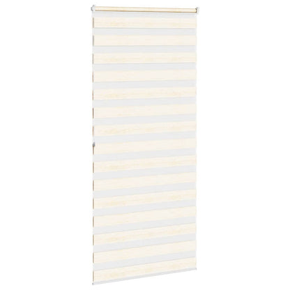 vidaXL Zebra Blind Marble Beige 105x200 cm Fabric Width 100.9 cm
