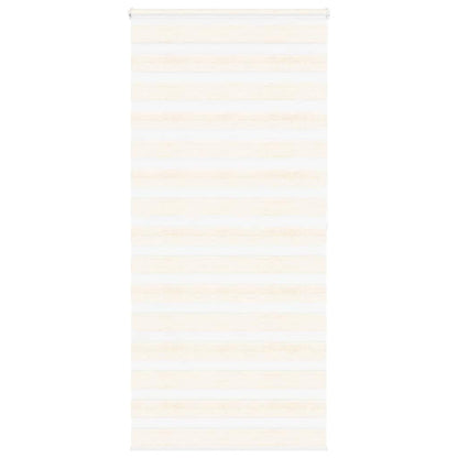vidaXL Zebra Blind Marble Beige 110x200 cm Fabric Width 105.9 cm