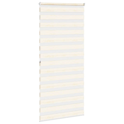 vidaXL Zebra Blind Marble Beige 110x200 cm Fabric Width 105.9 cm