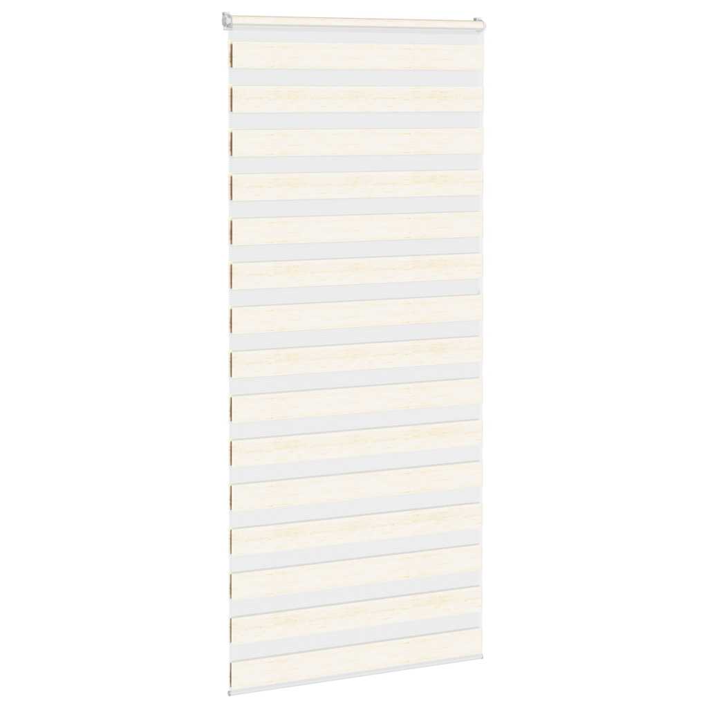 vidaXL Zebra Blind Marble Beige 115x200 cm Fabric Width 110.9 cm