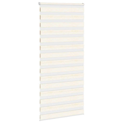 vidaXL Zebra Blind Marble Beige 115x200 cm Fabric Width 110.9 cm