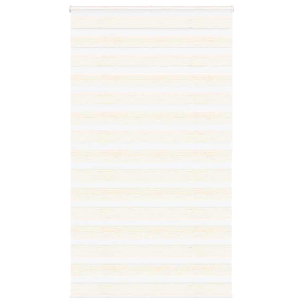 vidaXL Zebra Blind Marble Beige 120x200 cm Fabric Width 115.9 cm Polyester