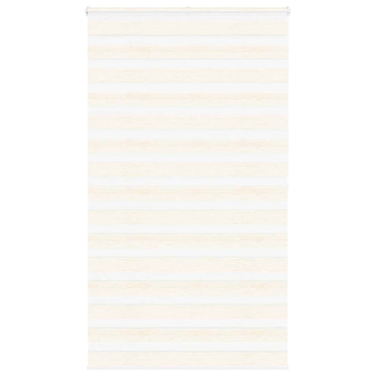 vidaXL Zebra Blind Marble Beige 120x200 cm Fabric Width 115.9 cm Polyester