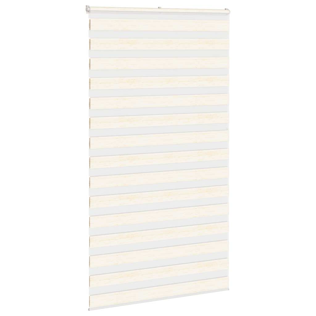 vidaXL Zebra Blind Marble Beige 135x200 cm Fabric Width 130.9 cm