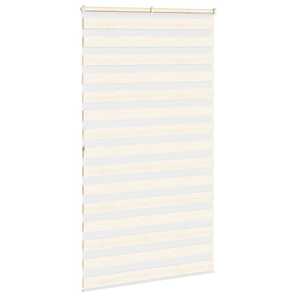 vidaXL Zebra Blind Marble Beige 135x200 cm Fabric Width 130.9 cm