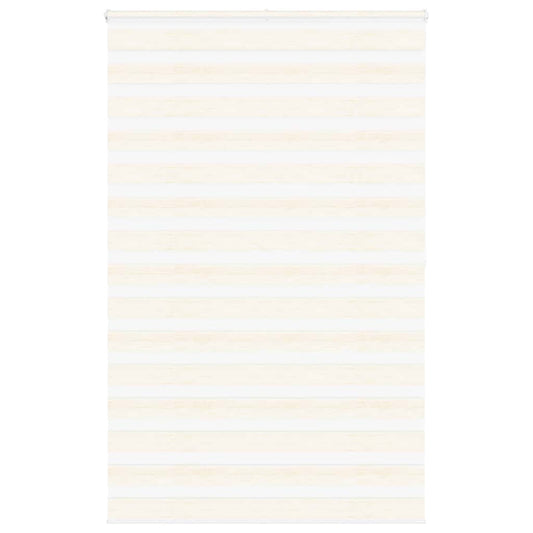 vidaXL Zebra Blind Marble Beige 140x200 cm Fabric Width 135.9 cm