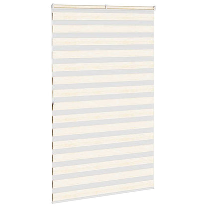 vidaXL Zebra Blind Marble Beige 140x200 cm Fabric Width 135.9 cm