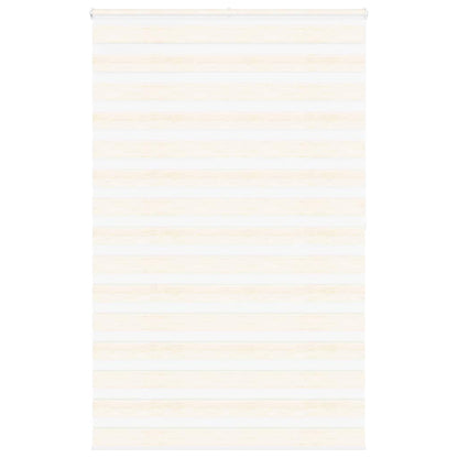 vidaXL Zebra Blind Marble Beige 145x200 cm Fabric Width 140.9 cm Polyester