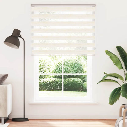 vidaXL Zebra Blind Marble Beige 150x200 cm Fabric Width 145.9 cm