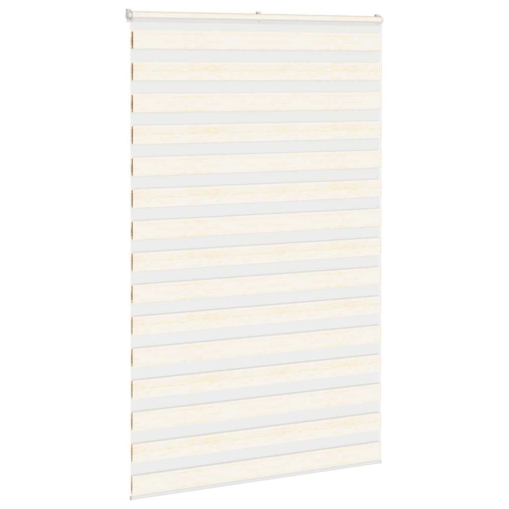 vidaXL Zebra Blind Marble Beige 150x200 cm Fabric Width 145.9 cm