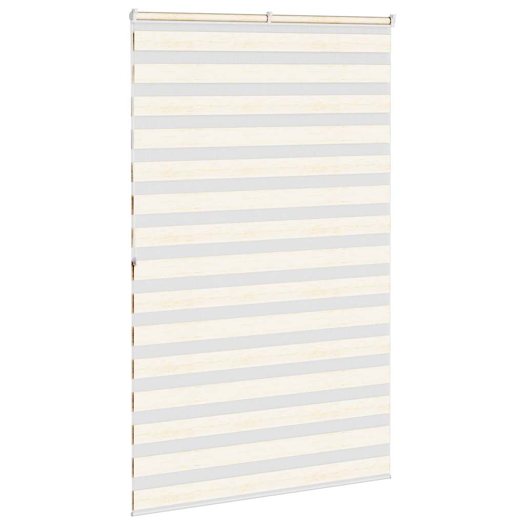 vidaXL Zebra Blind Marble Beige 150x200 cm Fabric Width 145.9 cm