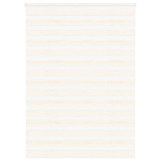 vidaXL Zebra Blind Marble Beige 160x200 cm Fabric Width 155.9 cm Polyester