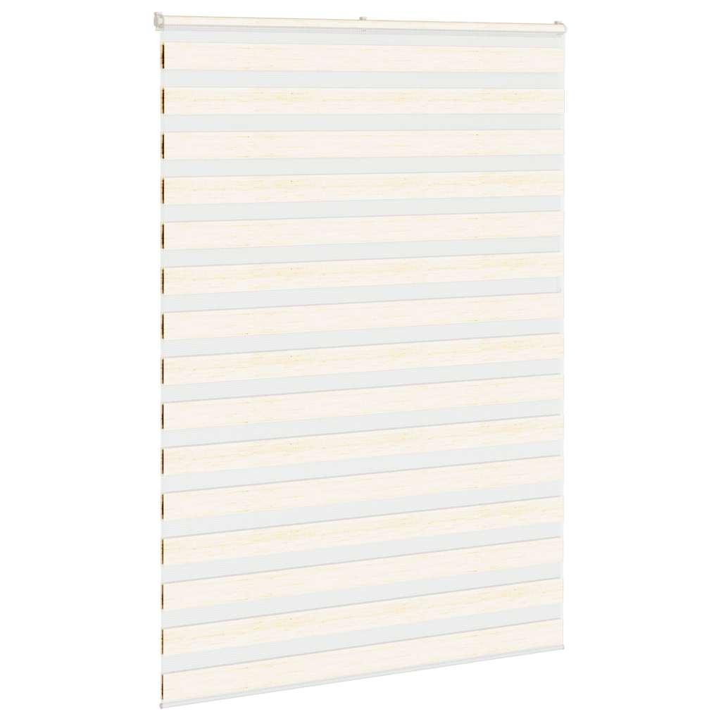 vidaXL Zebra Blind Marble Beige 160x200 cm Fabric Width 155.9 cm Polyester