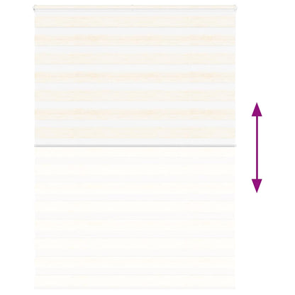 vidaXL Zebra Blind Marble Beige 160x200 cm Fabric Width 155.9 cm