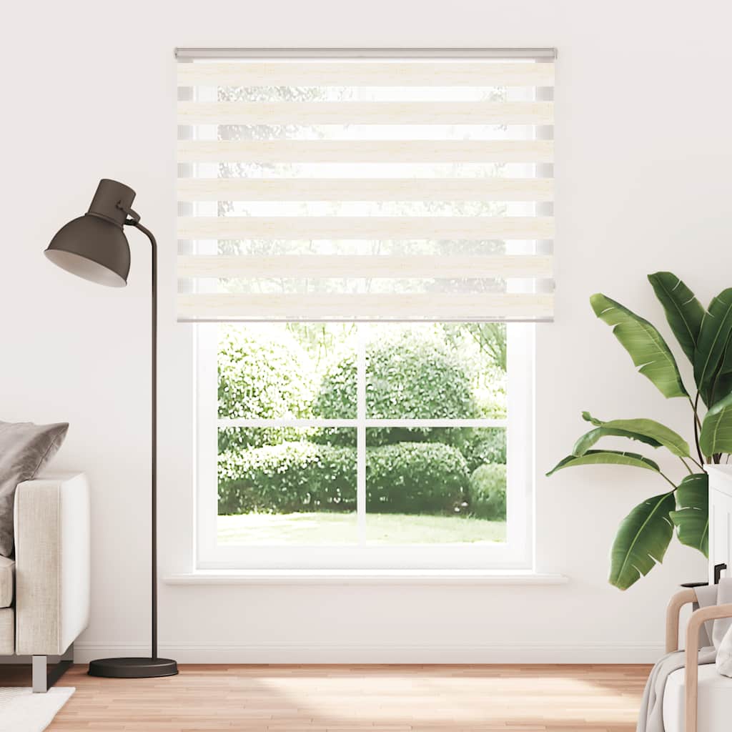 vidaXL Zebra Blind Marble Beige 165x200 cm Fabric Width 160.9 cm