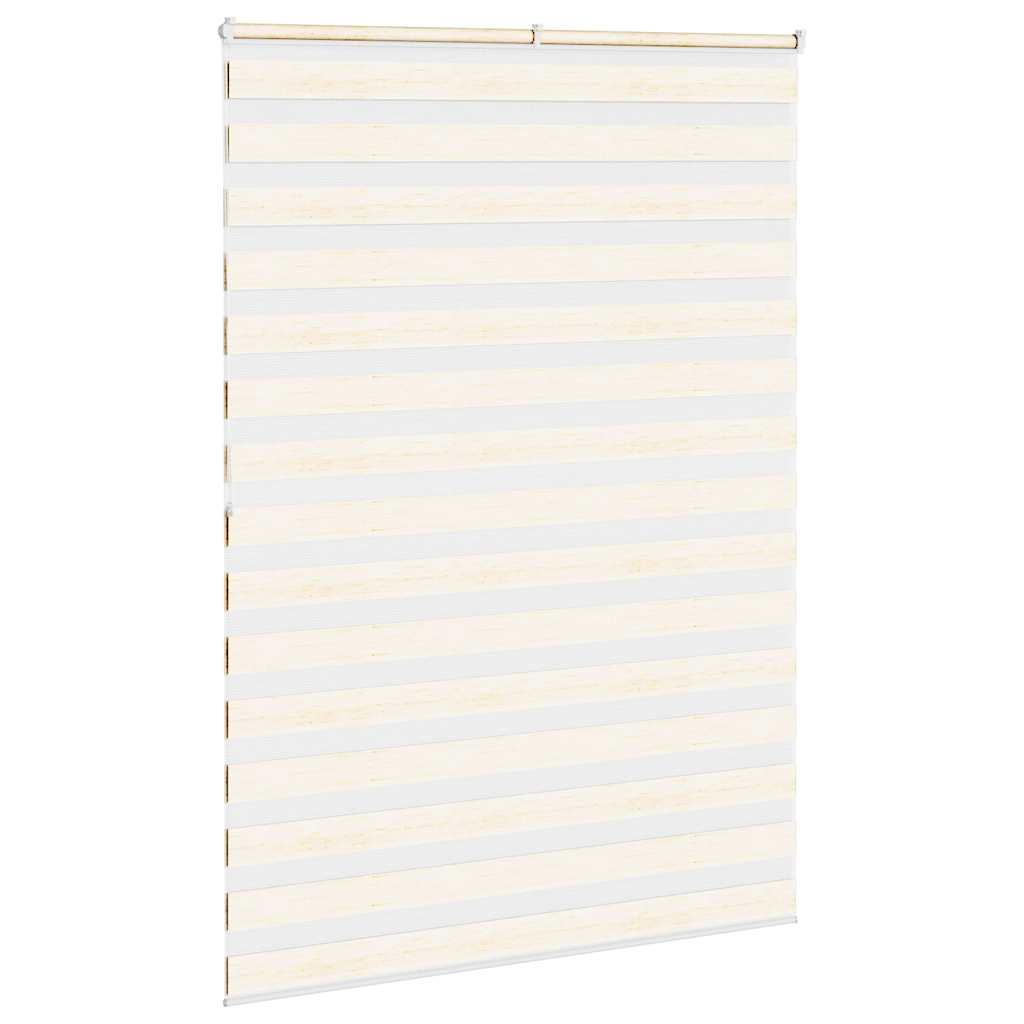 vidaXL Zebra Blind Marble Beige 165x200 cm Fabric Width 160.9 cm