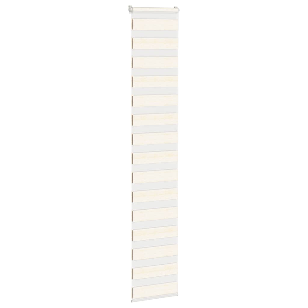 vidaXL Zebra Blind Marble Beige 40x230 cm Fabric Width 35.9 cm Polyester