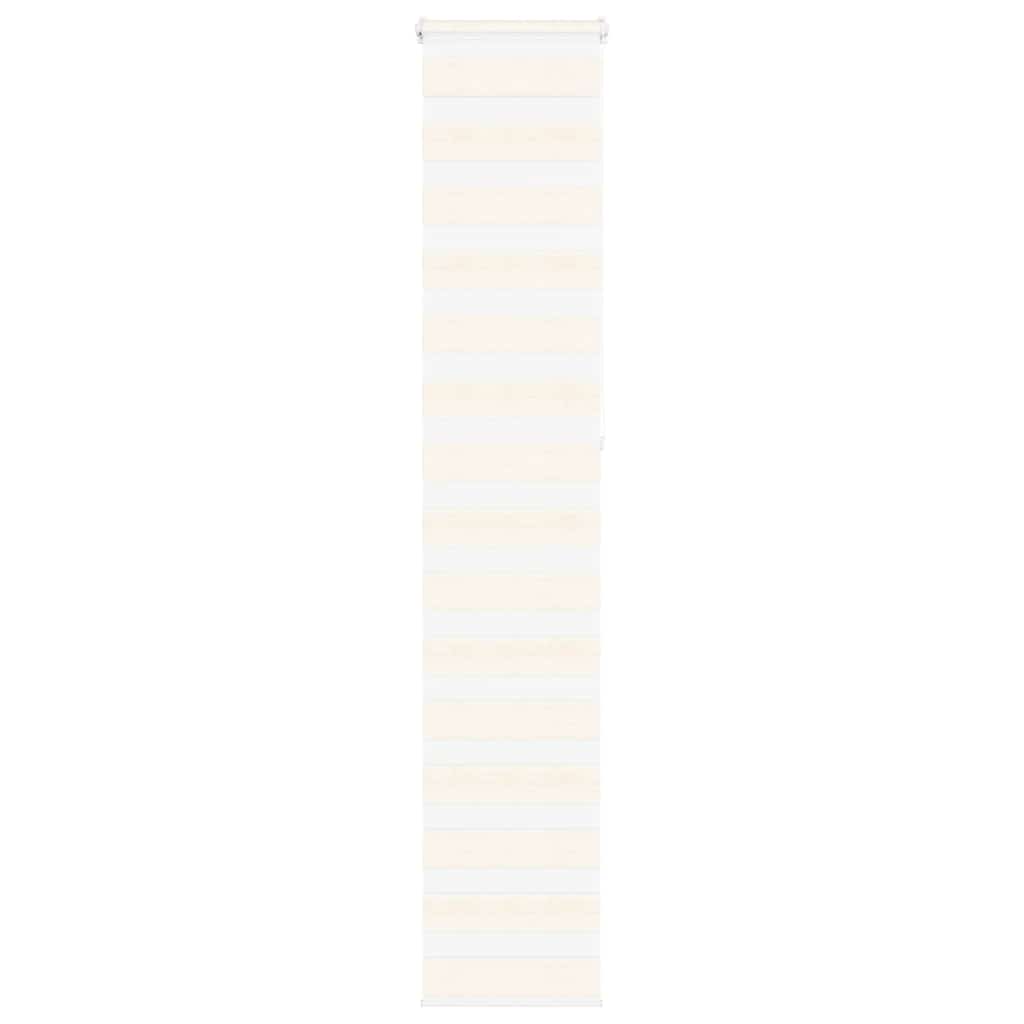 vidaXL Zebra Blind Marble Beige 45x230 cm Fabric Width 40.9 cm Polyester