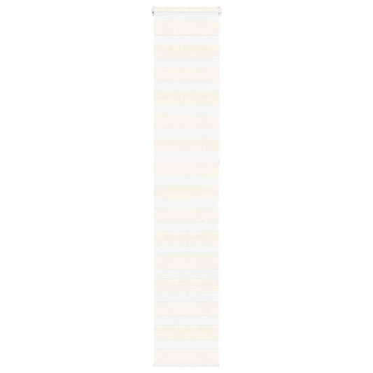 vidaXL Zebra Blind Marble Beige 45x230 cm Fabric Width 40.9 cm Polyester