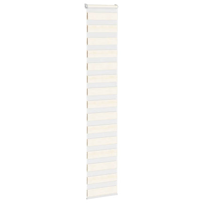 vidaXL Zebra Blind Marble Beige 50x230cm Fabric Width 45.9cm Polyester