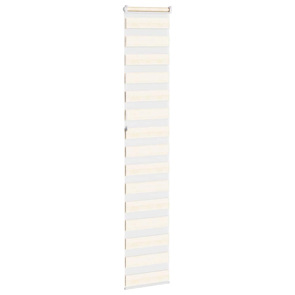 vidaXL Zebra Blind Marble Beige 50x230cm Fabric Width 45.9cm Polyester