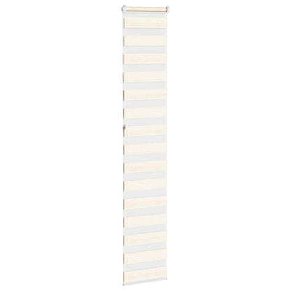 vidaXL Zebra Blind Marble Beige 50x230cm Fabric Width 45.9cm Polyester