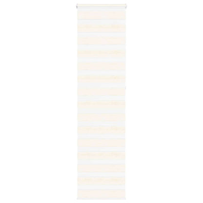vidaXL Zebra Blind Marble Beige 60x230 cm Fabric Width 55.9 cm Polyester
