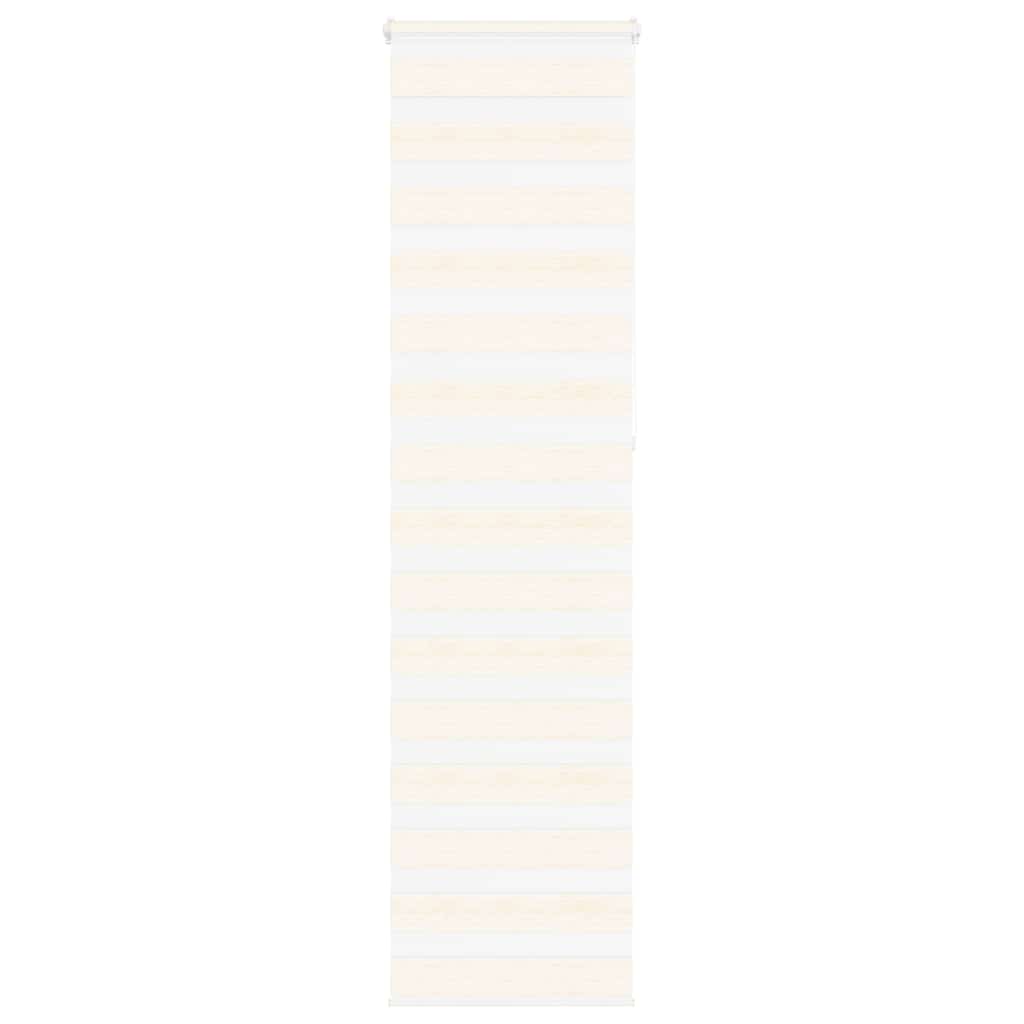 vidaXL Zebra Blind Marble Beige 60x230cm Fabric Width 55.9cm Polyester