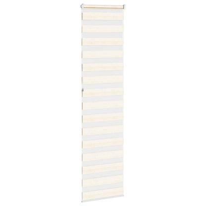 vidaXL Zebra Blind Marble Beige 60x230cm Fabric Width 55.9cm Polyester