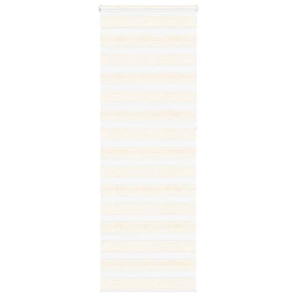 vidaXL Zebra Blind Marble Beige 70x230 cm Fabric Width 65.9 cm Polyester