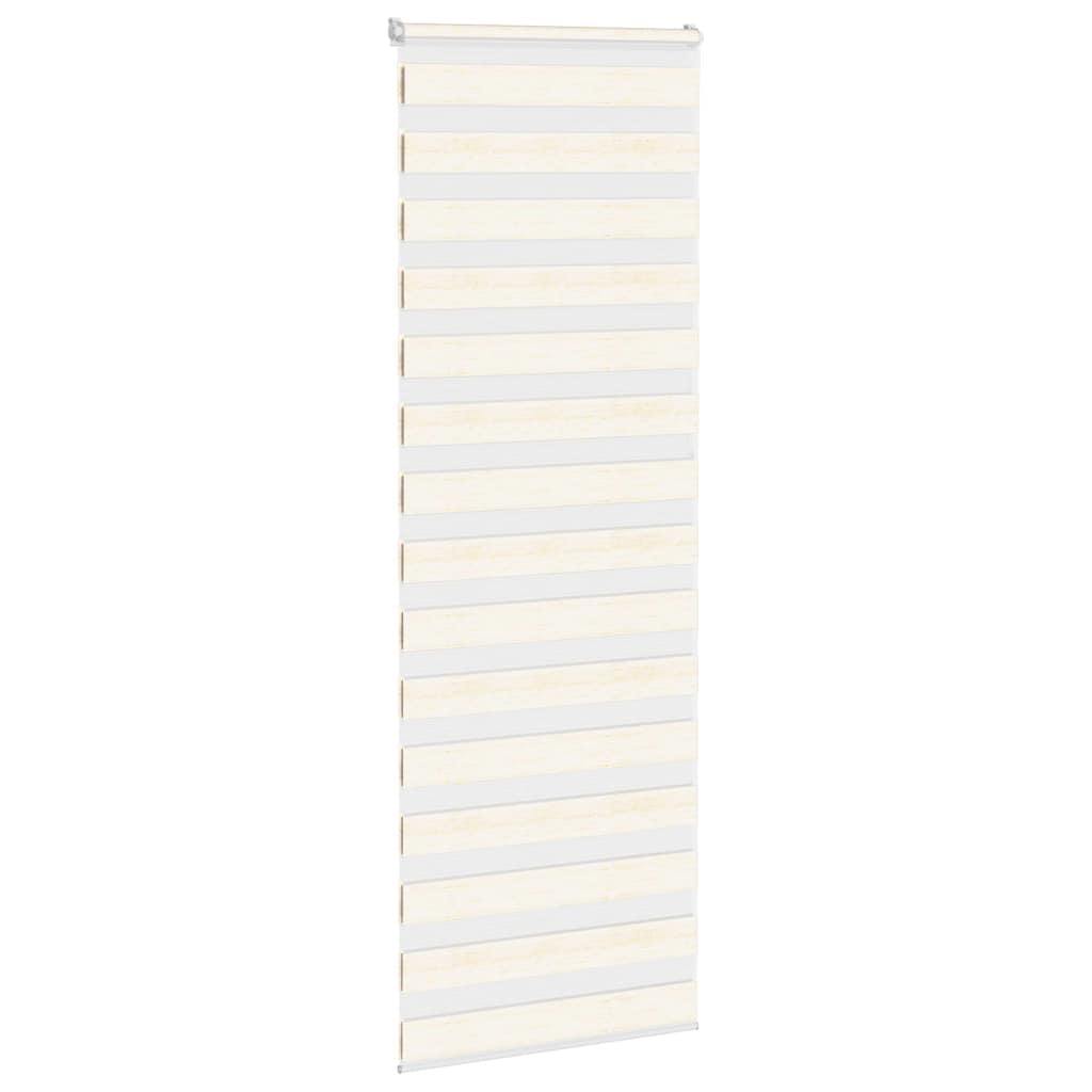vidaXL Zebra Blind Marble Beige 75x230cm Fabric Width 70.9cm Polyester